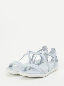 – Komfortsandale aus Nubukleder Hell-Ecco Best