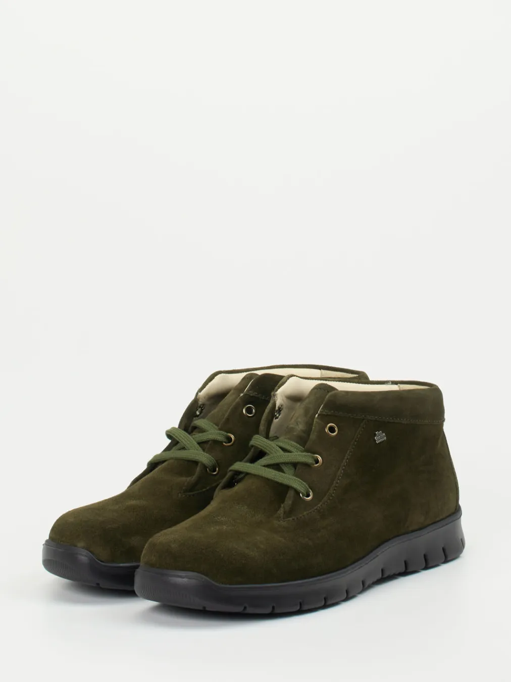 – Desert Boots aus Veloursleder oliv-Finn Comfort Discount