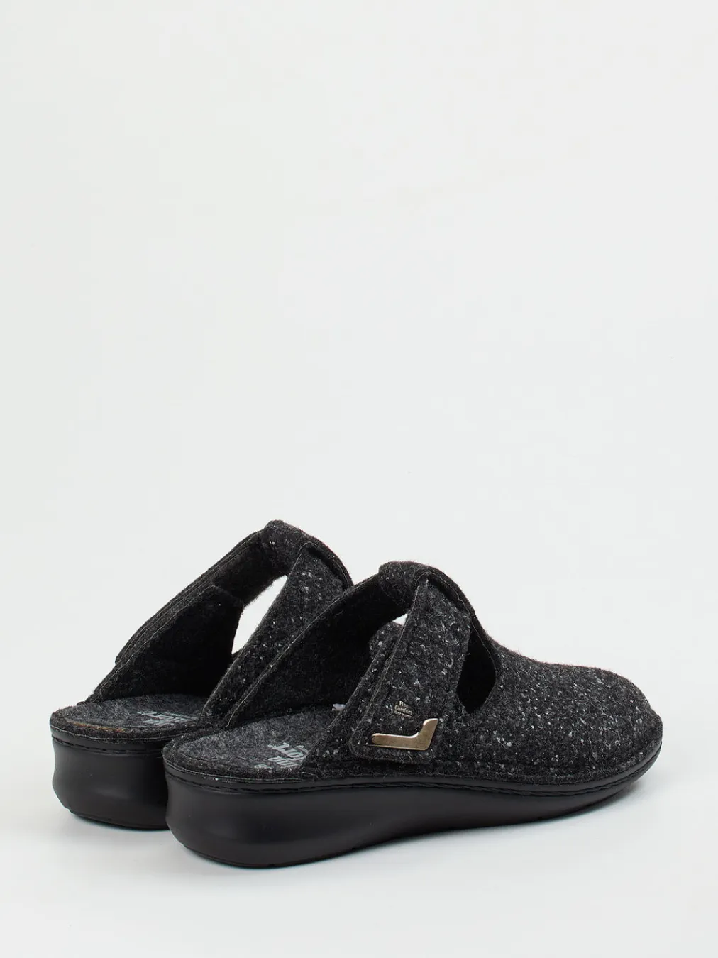– Komfort-Pantoletten aus Filz anthrazit-Finn Comfort Clearance