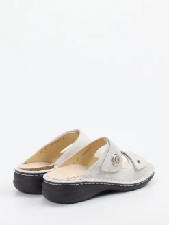 – Komfort-Pantolette aus geprägtem Leder-Finn Comfort Discount