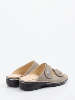 – Komfort-Pantolette aus Kalbleder taupe-Finn Comfort Clearance