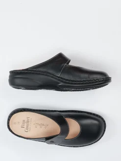 – Komfort-Pantolette aus Kalbleder-Finn Comfort Sale