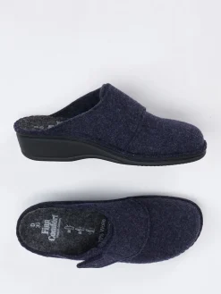 – Komfort-Pantoffel aus Wollfilz Dunkel-Finn Comfort Clearance
