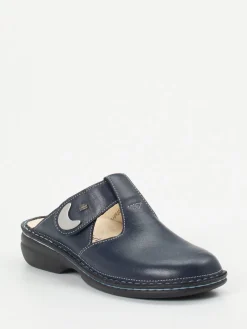 – Komfort-Pantolette aus Kalbleder Dunkel-Finn Comfort Clearance