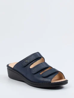 – Komfort-Pantolette aus Kalbleder dunkel-Finn Comfort Sale