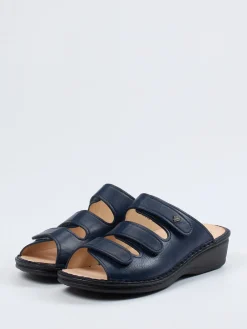 – Komfort-Pantolette aus Kalbleder dunkel-Finn Comfort Sale