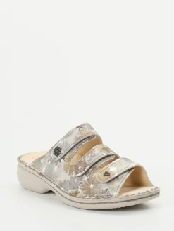 – Komfort-Pantolette aus geprägtem Leder-Finn Comfort Best