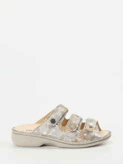 – Komfort-Pantolette aus geprägtem Leder-Finn Comfort Best