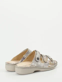 – Komfort-Pantolette aus geprägtem Leder-Finn Comfort Best