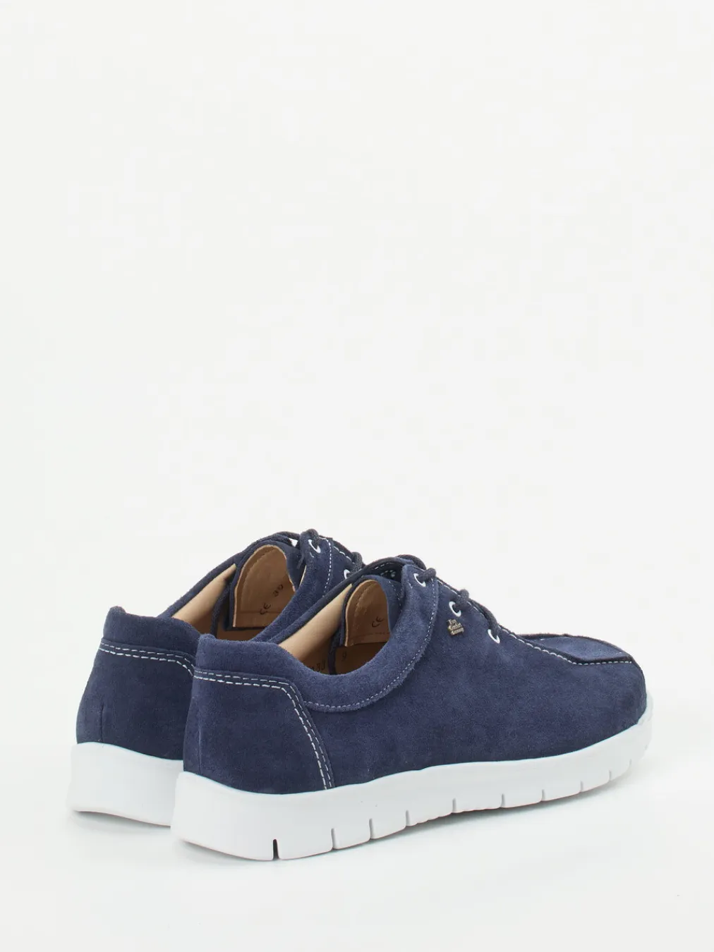 – Komfort-Schnürschuh aus Veloursleder Marine-Finn Comfort Hot