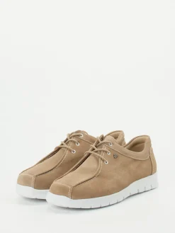 – Komfort-Schnürschuh aus Veloursleder-Finn Comfort