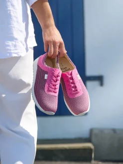 – Komfort-Sneaker aus Mesh und Nubukleder-Finn Comfort Discount