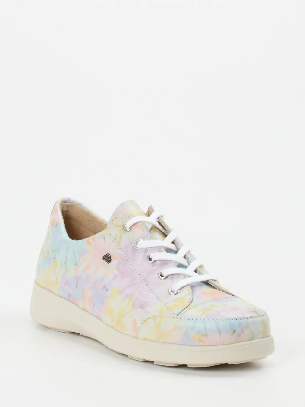 – Komfort-Sneaker aus Kalbleder Pastellprint-Finn Comfort Outlet