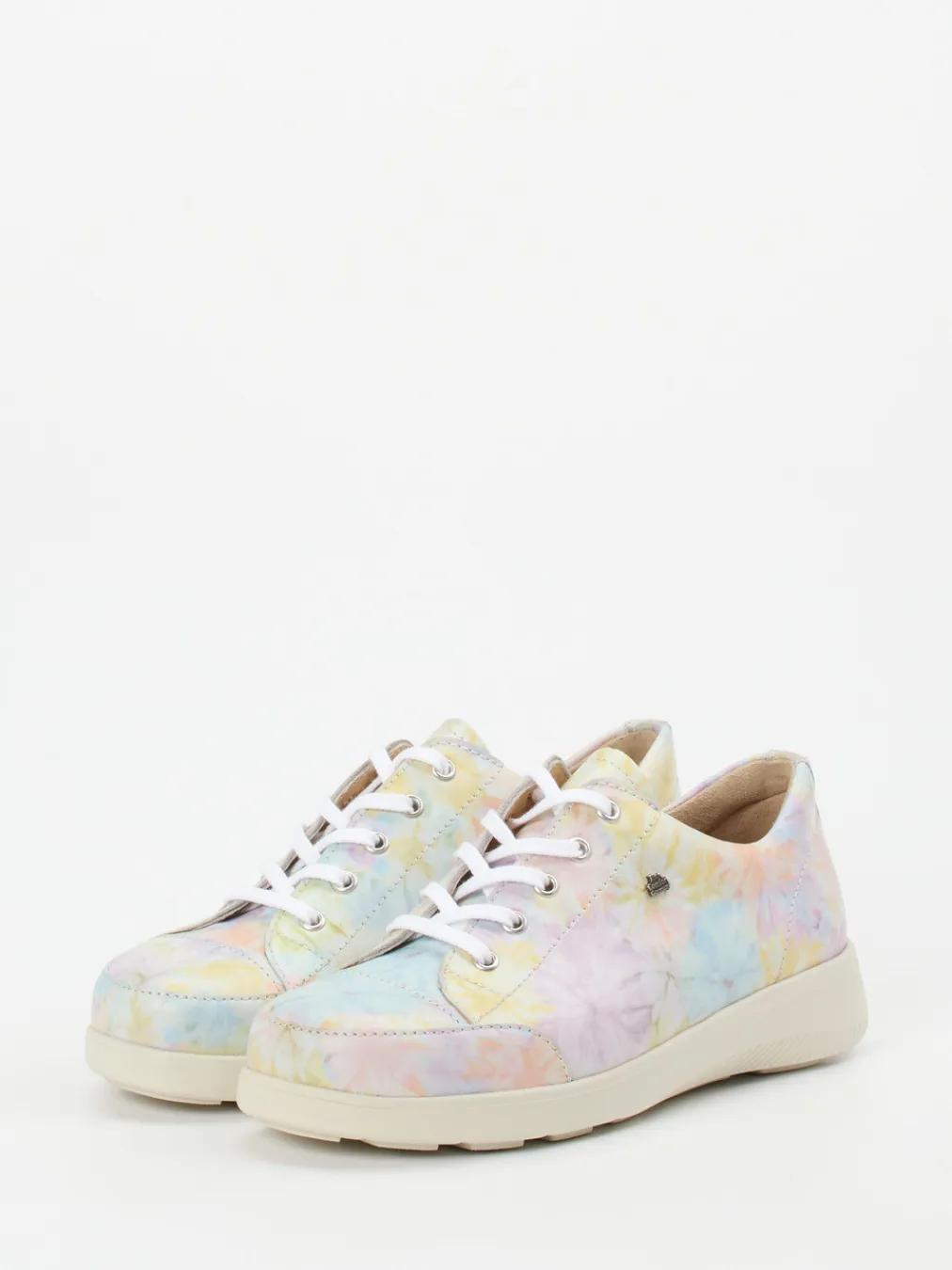 – Komfort-Sneaker aus Kalbleder Pastellprint-Finn Comfort Outlet
