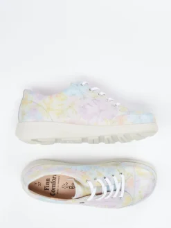 – Komfort-Sneaker aus Kalbleder Pastellprint-Finn Comfort Outlet
