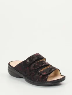 – Pantolette aus geprägtem Leder Camouflage-Finn Comfort Online