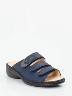 – Pantolette aus Kalbleder Dunkel-Finn Comfort Hot