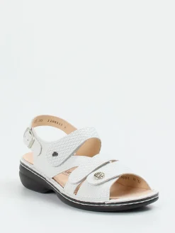 – Sandale aus geprägtem Leder-Finn Comfort Hot