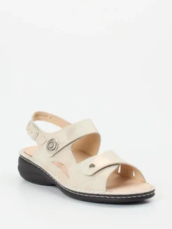 – Sandale aus Metallicleder champagner-Finn Comfort Best