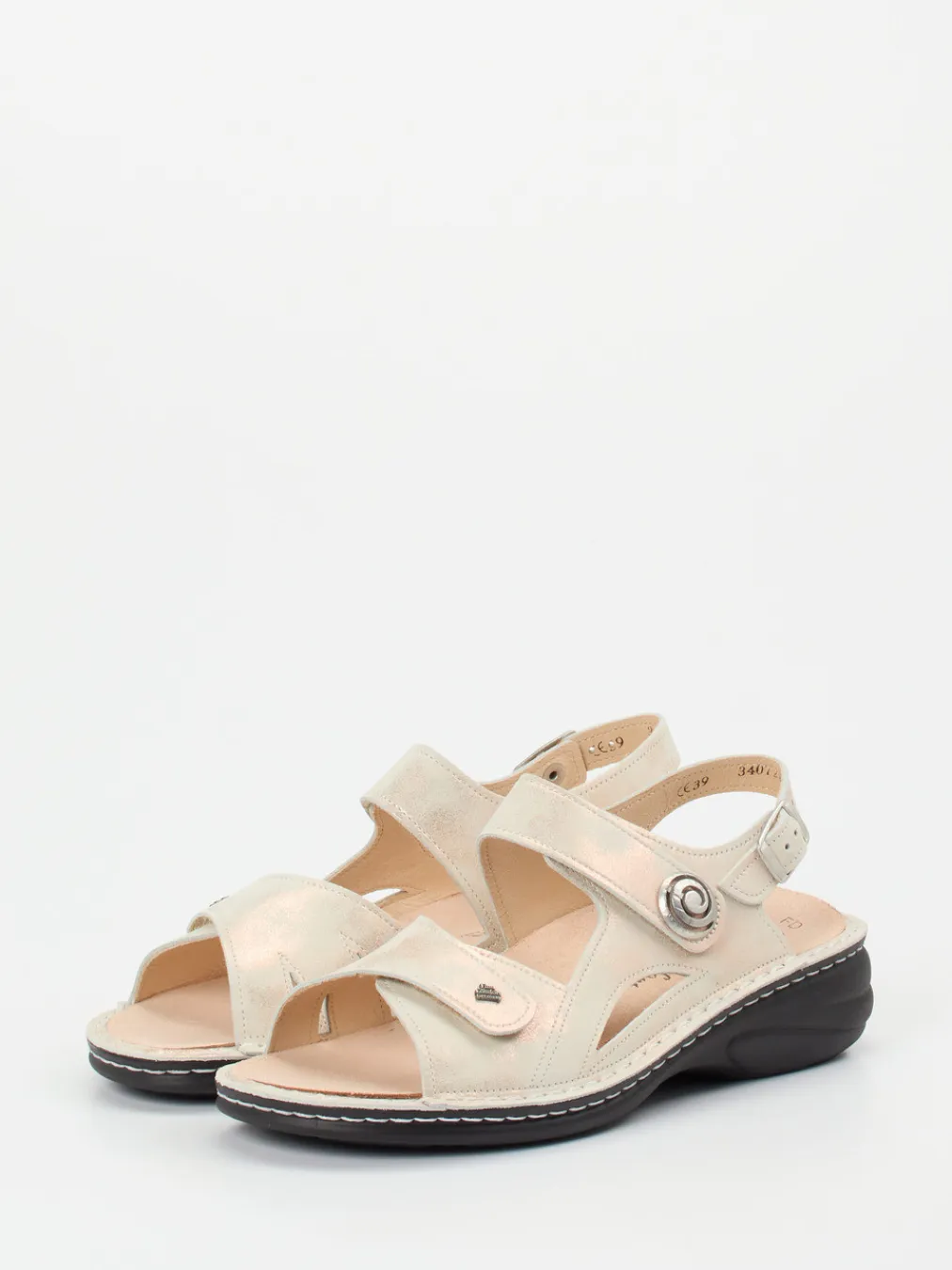 – Sandale aus Metallicleder champagner-Finn Comfort Best