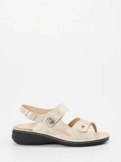 – Sandale aus Metallicleder champagner-Finn Comfort Best