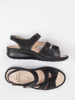 – Sandalen aus Metallicleder ergonomisch-Finn Comfort Discount