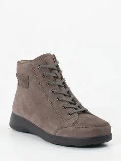 – Schnürboots aus Nubukleder schlamm-Finn Comfort