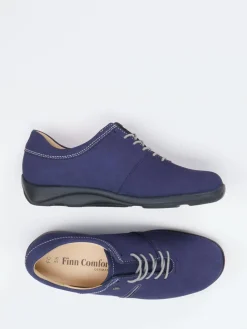 – Schnürschuh aus Nubukleder marine-Finn Comfort Clearance
