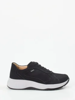 – Schnürschuh aus Nubukleder Schwarz-Finn Comfort Online