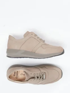 – Schnürschuh aus Nubukleder Sandbeige-Finn Comfort Clearance