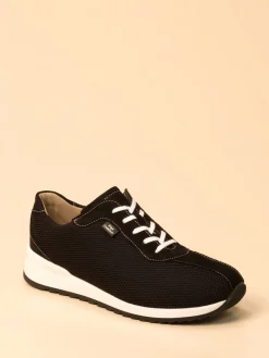 – Schnürschuhe aus Stretchmesh und Veloursleder-Finn Comfort New