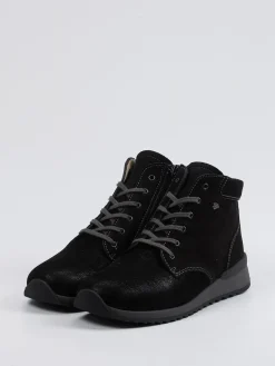 – Schnürstiefelette aus Nubukleder-Finn Comfort Online