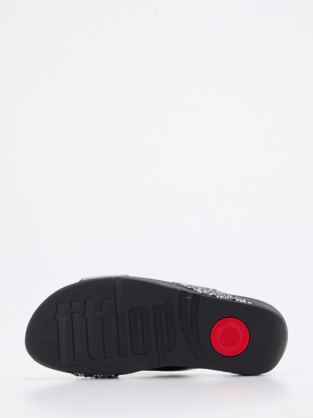 – Pantolette aus Textil mit Strassbesatz-FitFlop Clearance