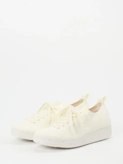 – Sneaker aus Textilstrick in Cremeweiß-FitFlop Sale