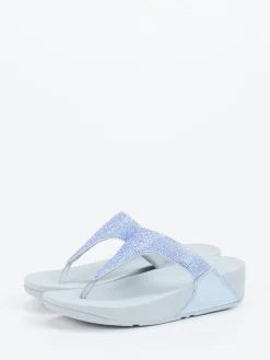 – Zehentrenner aus Textil in Hell-FitFlop Sale