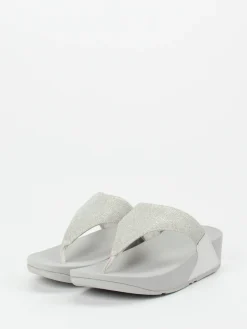 – Zehentrenner aus Textil in Hell-FitFlop