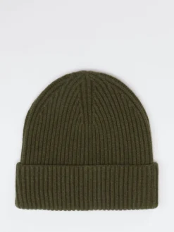 – Beanie aus Kaschmir in Oliv-FLONA New