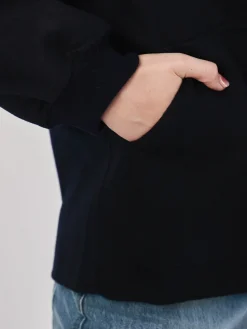 – Bomberjacke aus Wolle in Tiefschwarz-FLONA Outlet