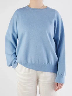 – Feinstrickpullover aus Baumwolle-Kaschmir Hell-FLONA Sale