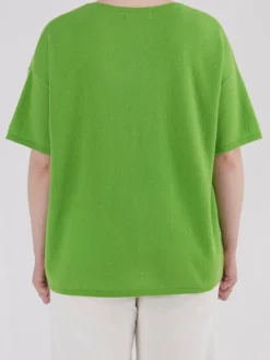 – Kurzarm-Pullover aus Kaschmir Apfel-FLONA Discount