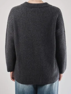 – Strickpullover aus Wolle anthrazit-FLONA Best