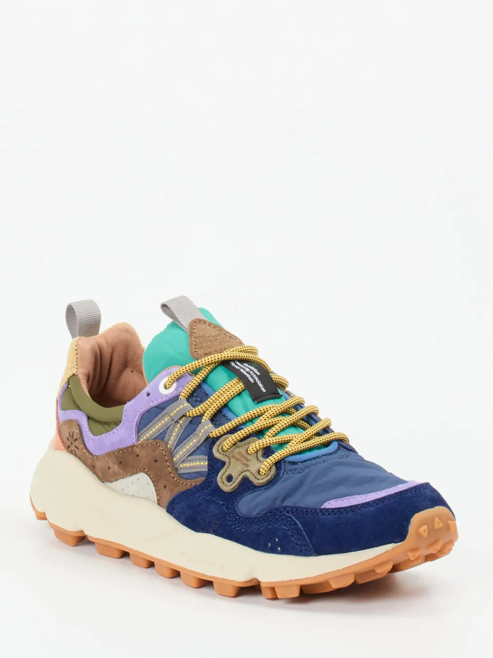 – Outdoor-Sneaker aus Velours und Textil-Flower Mountain Hot