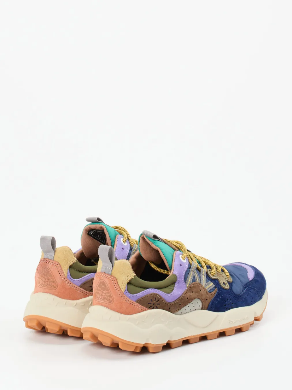 – Outdoor-Sneaker aus Velours und Textil-Flower Mountain Hot