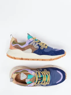 – Outdoor-Sneaker aus Velours und Textil-Flower Mountain Hot