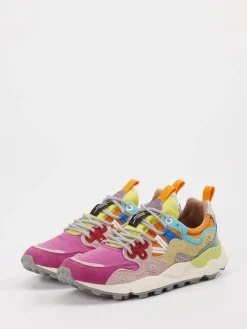 – Sneaker aus Veloursleder/Textil color-Flower Mountain New