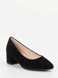 – Blockabsatz-Pumps aus Veloursleder-Gabor Hot