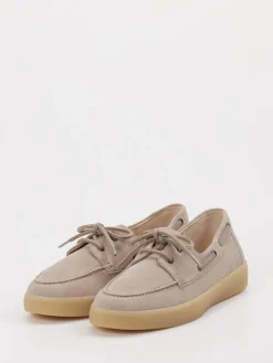 – Bootsschuh aus Veloursleder beigegrau-Gabor Clearance