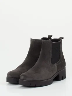 – Chelsea Boots aus Veloursleder Anthrazit-Gabor Online