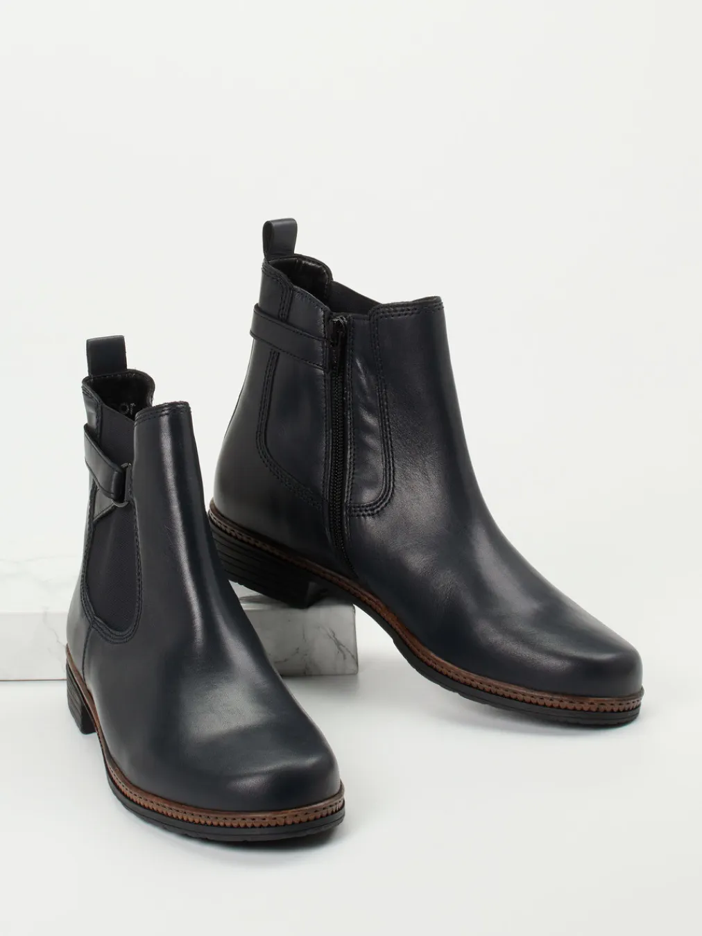 – Chelsea Boots aus Kalbleder in Nacht-Gabor New