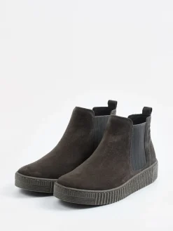 – Chelsea Boots aus Veloursleder anthrazit-Gabor Best